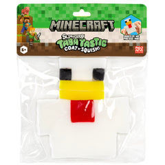 SlimyGloop x Minecraft Tabatastic Coat N' Squish Taba Squishy Fidget Toy - Chicken Jockey