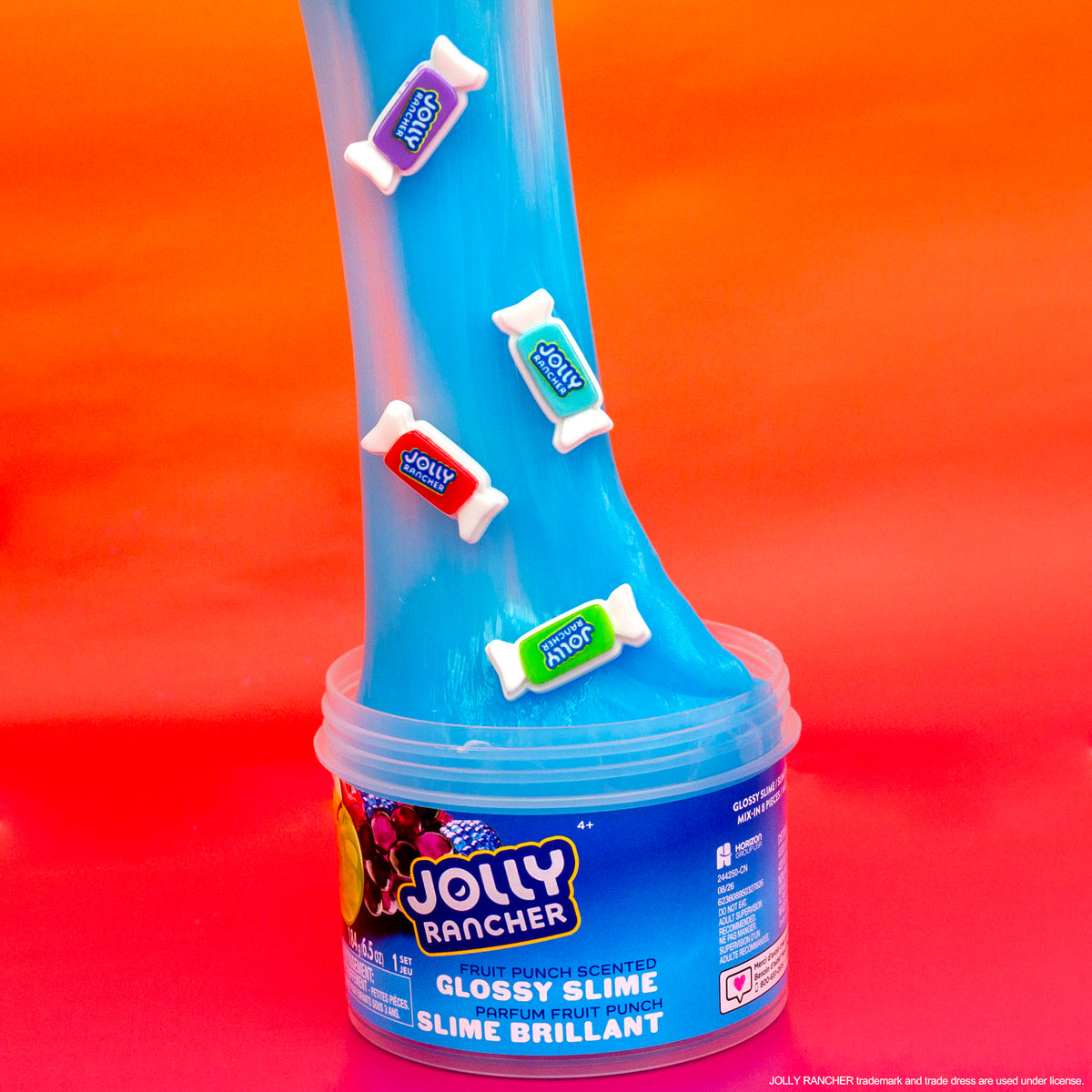 Jolly Rancher Fruity Punch Glossy Slime Dome Jar (6.5 oz)