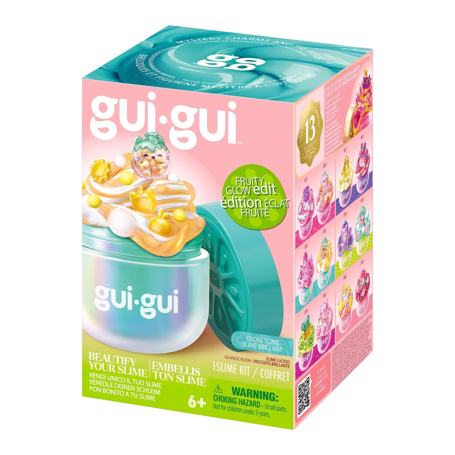 Gui Gui Slime Series 2 Fruity Glow (1 Jar) Style Ships Assorted Simple Gui Gui 