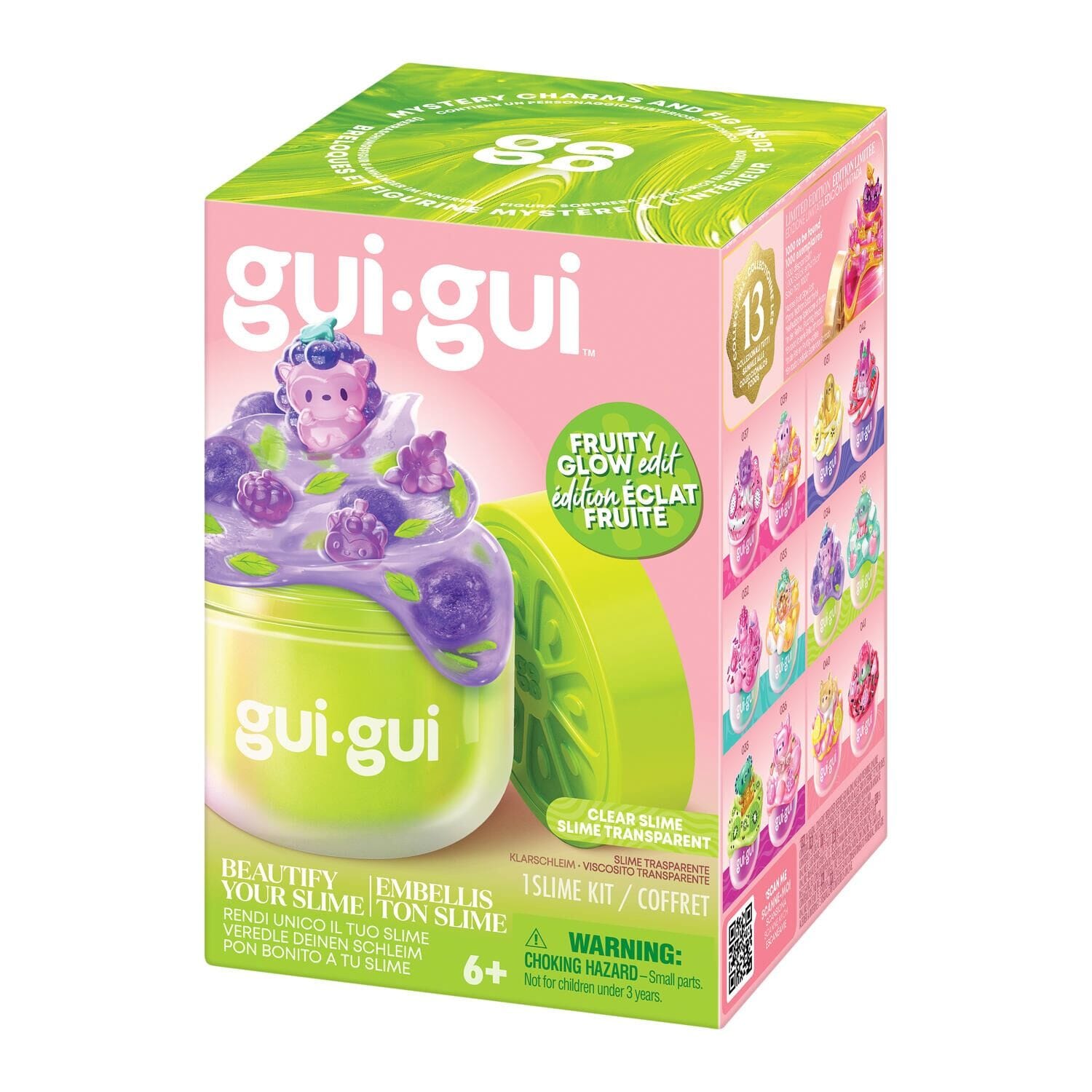 Gui Gui Slime Series 2 Fruity Glow (1 Jar) Style Ships Assorted Simple Gui Gui 