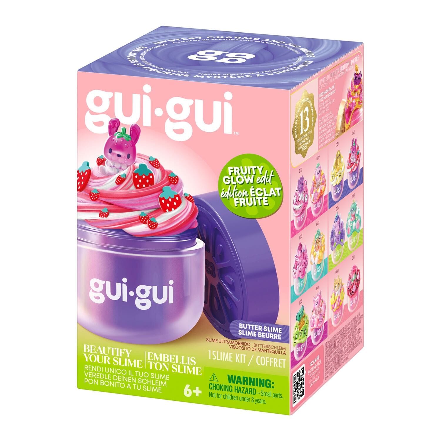 Gui Gui Slime Series 2 Fruity Glow (1 Jar) Style Ships Assorted Simple Gui Gui 