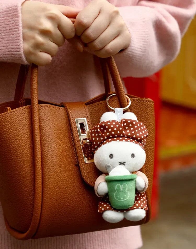 Miffy Bakery Series Plush Keychains Blind Box (1pc) – Mystery Plush Keychain Toy Simple Miffy 