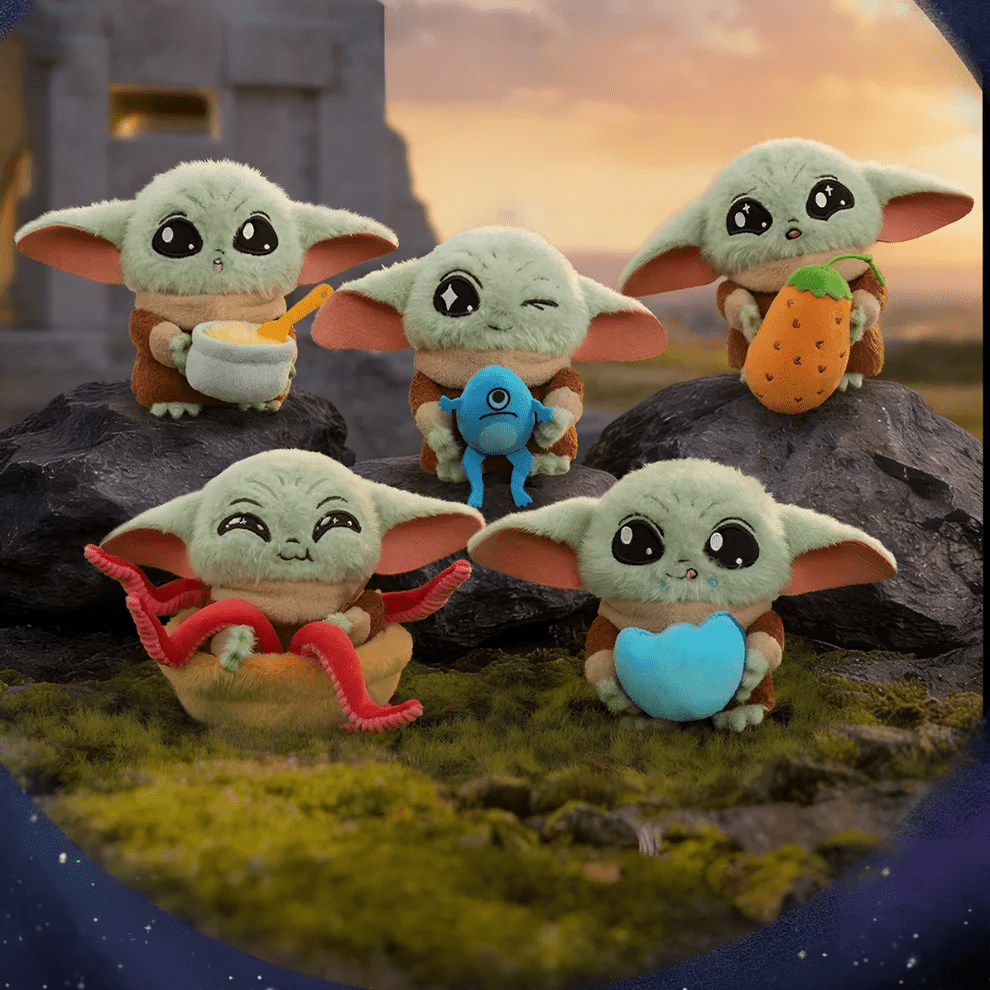 52TOYS x Star Wars: The Mandalorian Grogu Full Belly Planet Series Plush Blind Box (1pc) Simple 52TOYS 