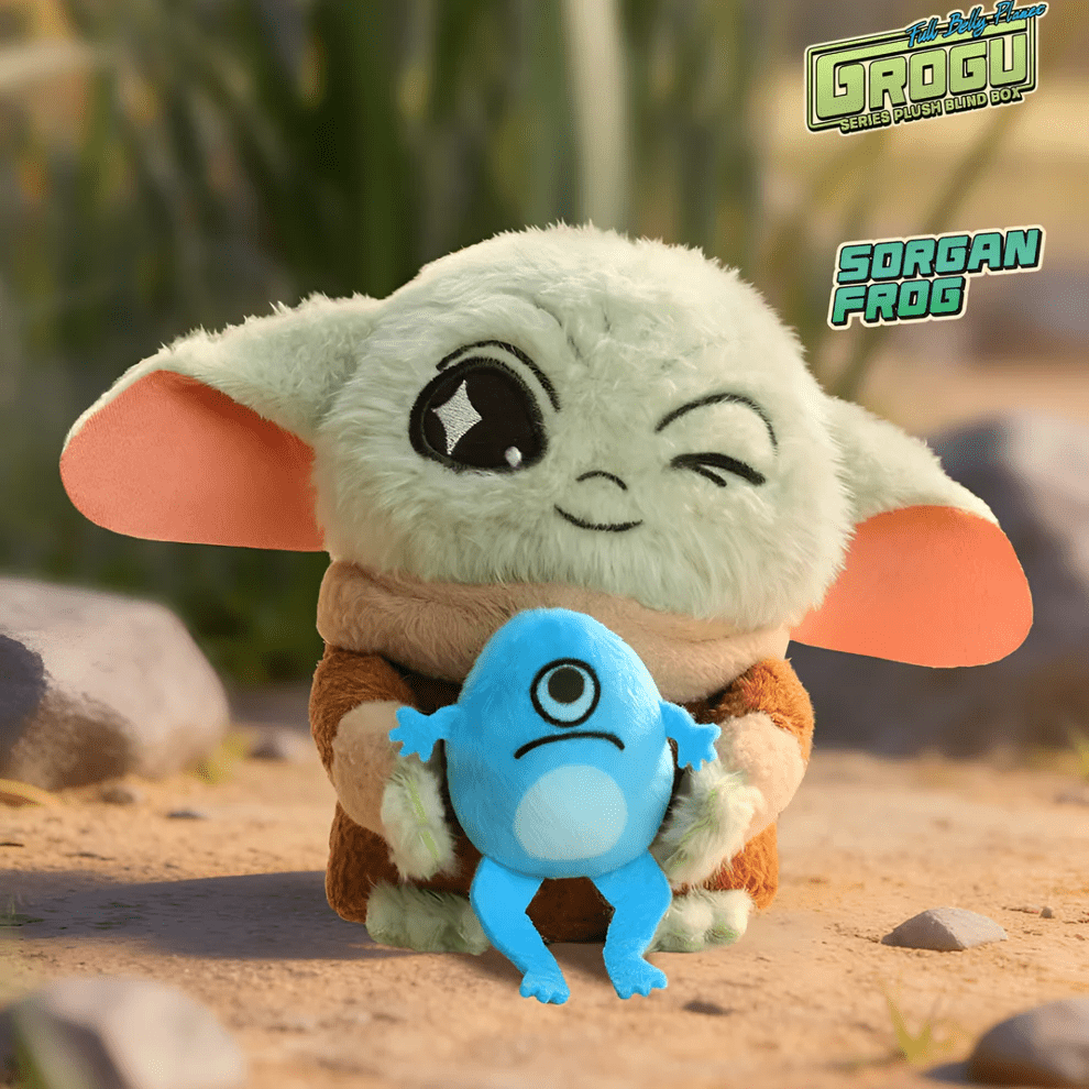 52TOYS x Star Wars: The Mandalorian Grogu Full Belly Planet Series Plush Blind Box (1pc) Simple 52TOYS 