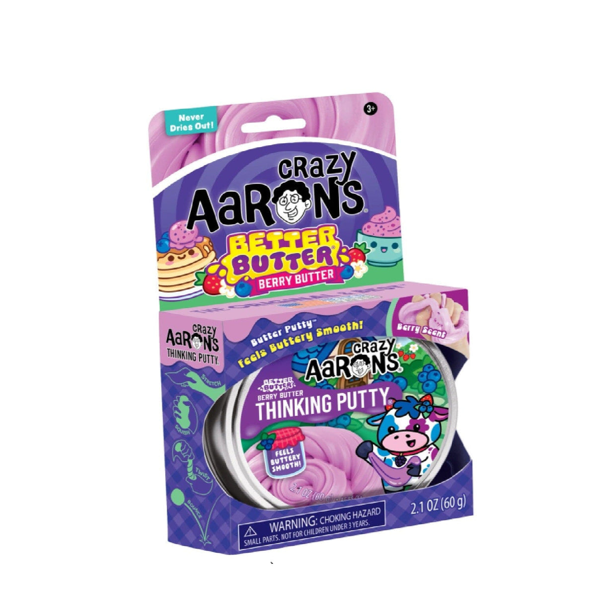 Crazy Aaron’s Better Butter Berry Thinking Putty® Sensory Fidget Putty Simple Crazy Aarons 