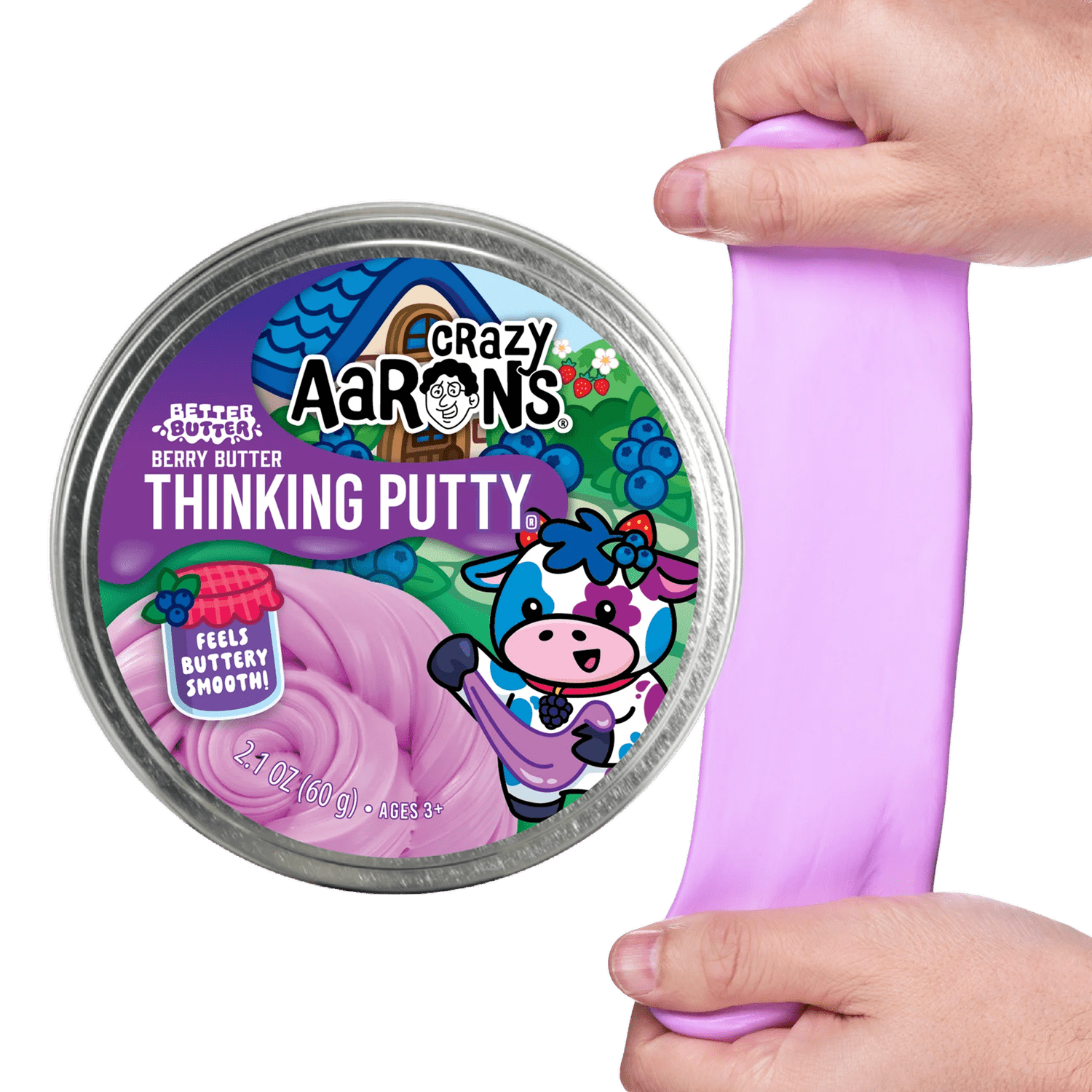 Crazy Aaron’s Better Butter Berry Thinking Putty® Sensory Fidget Putty Simple Crazy Aarons 