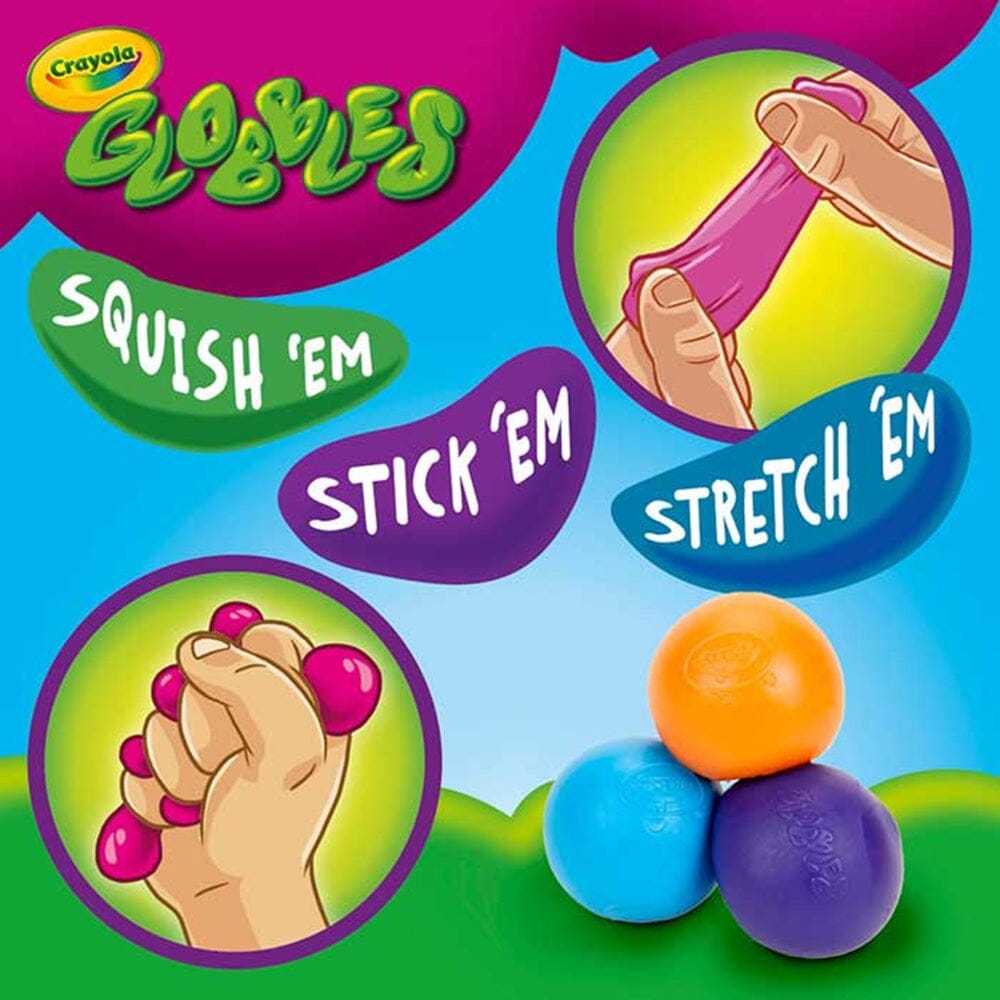 Crayola Globbles Squishy Fidget Toy (3 Pack) Simple Crayola 