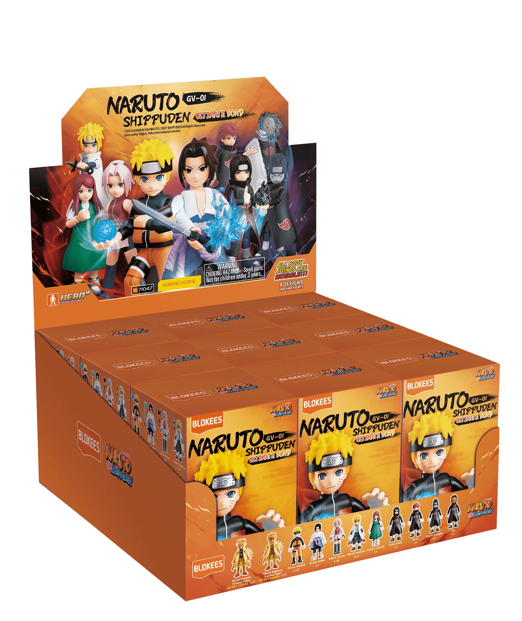 Blokees Naruto Shippuden Galaxy Version 01 Ultimate Bond Blind Box (1pc) Simple Blokees 