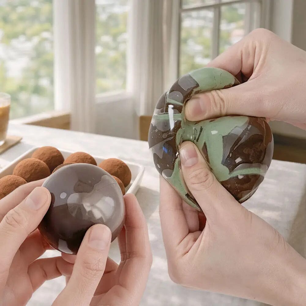 Dubai Choco Break Wax Ball Fidget -Crack Squeeze Stress Ball (1pc) Simple Exclusive 