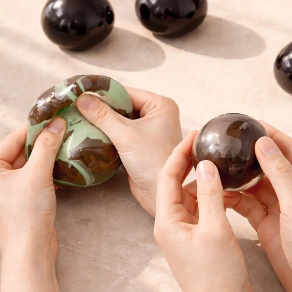 Dubai Choco Break Wax Ball Fidget -Crack Squeeze Stress Ball (1pc) Simple Exclusive 