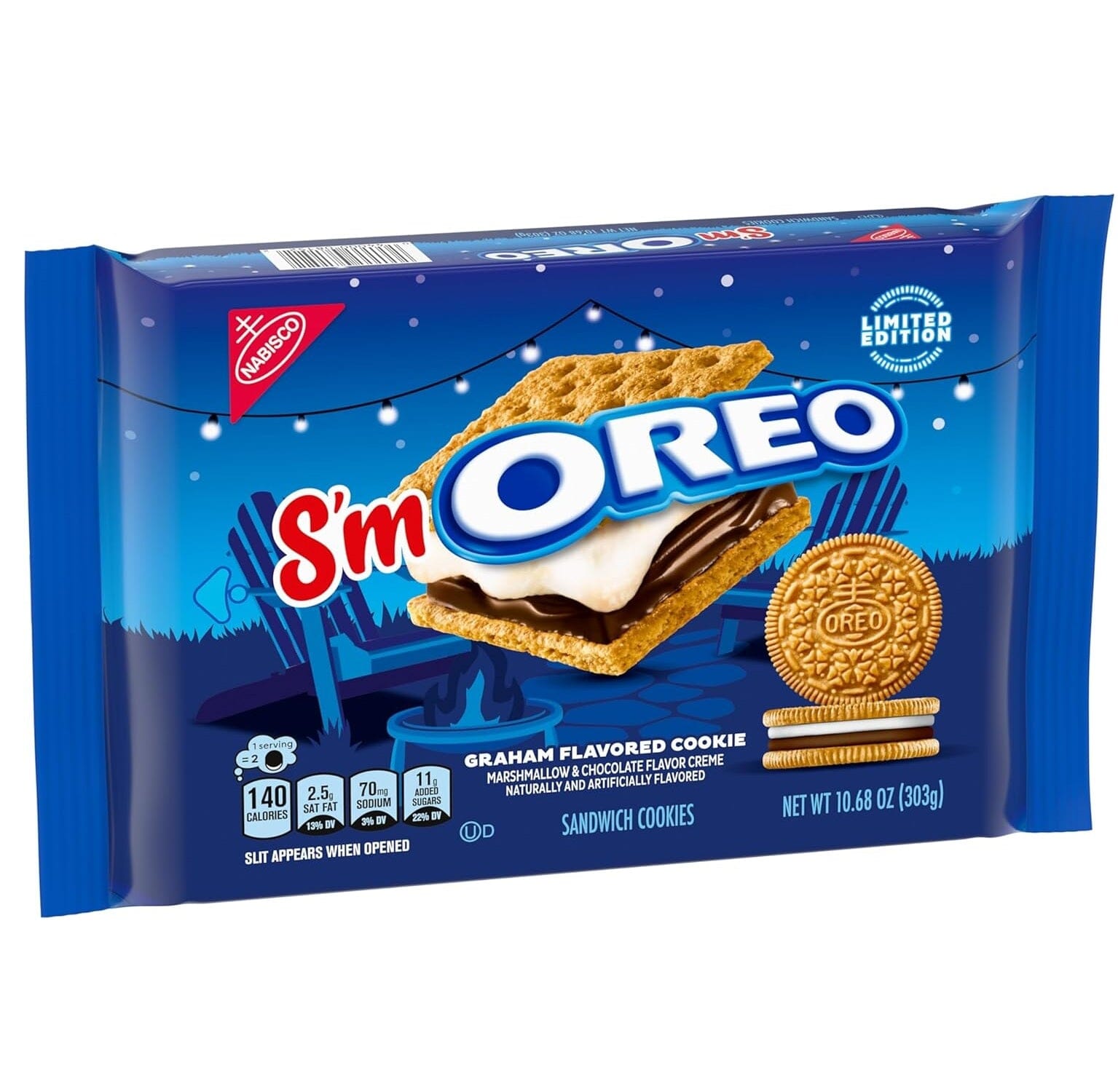 Oreo S'mOREO Sandwich Cookies (10.68oz) Limited Edition Simple Oreo 