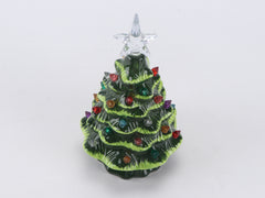 Festiluma Light-Up Tabletop 8" Ceramic Christmas Tree Décor
