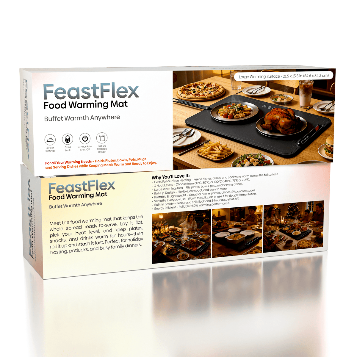 FeastFlex Large Food Warming Mat (21.5" Wide)