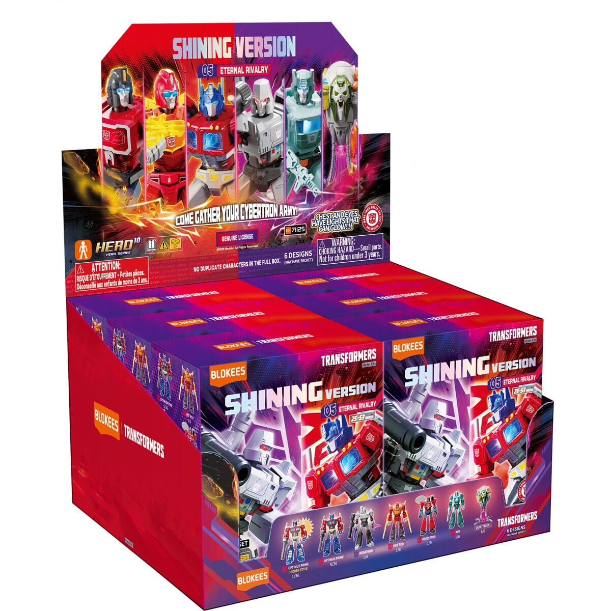 Blokees Transformers Shining Version 05 Eternal Rivalry With Chase Variant Simple Blokees 