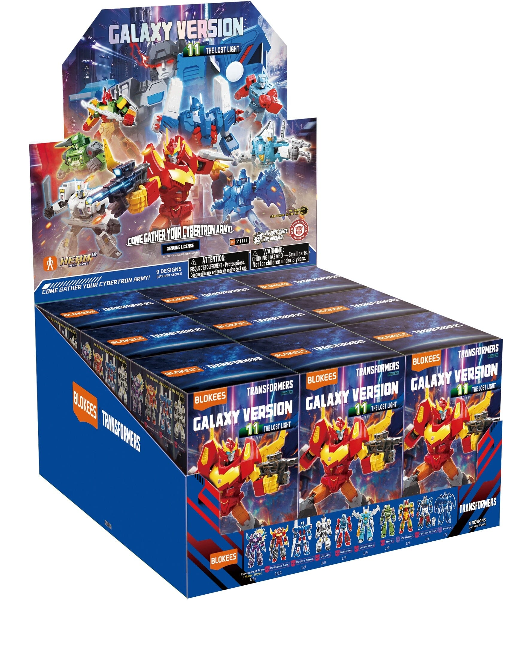 Blokees Transformers Galaxy Version 11 The Lost Light Model Kit Blind Box (1pc) Simple Blokees 