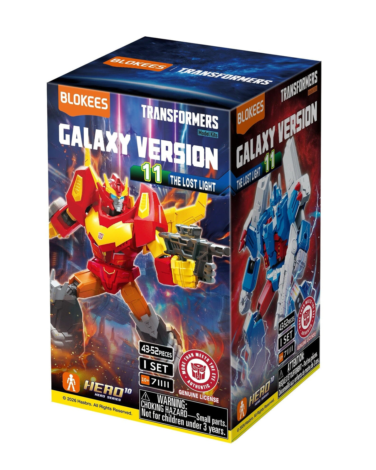 Blokees Transformers Galaxy Version 11 The Lost Light Model Kit Blind Box (1pc) Simple Blokees 