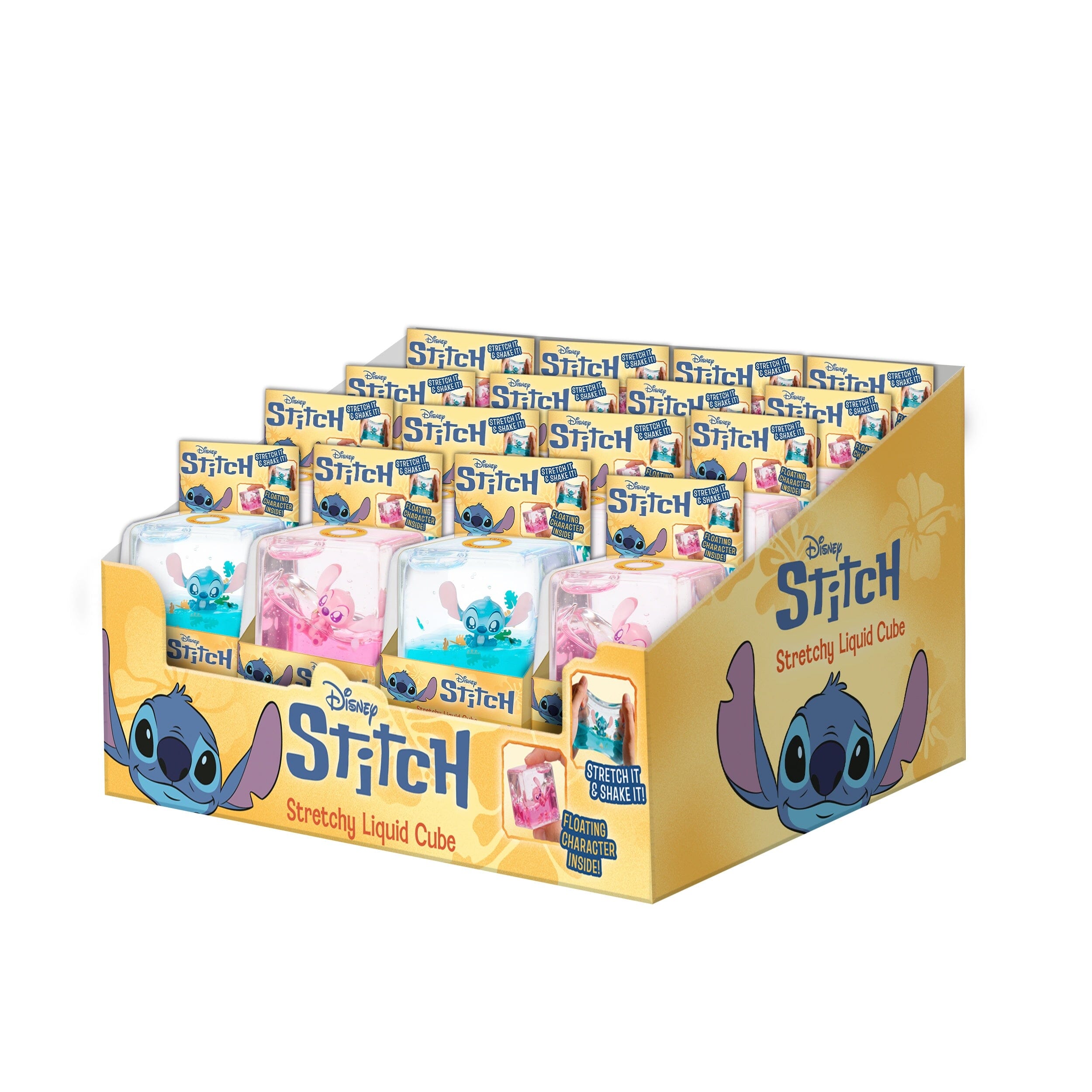 Disney Stitch Stretchy Liquid Cube Fidget toy (1pc) Ships Assorted Simple Exclusive 