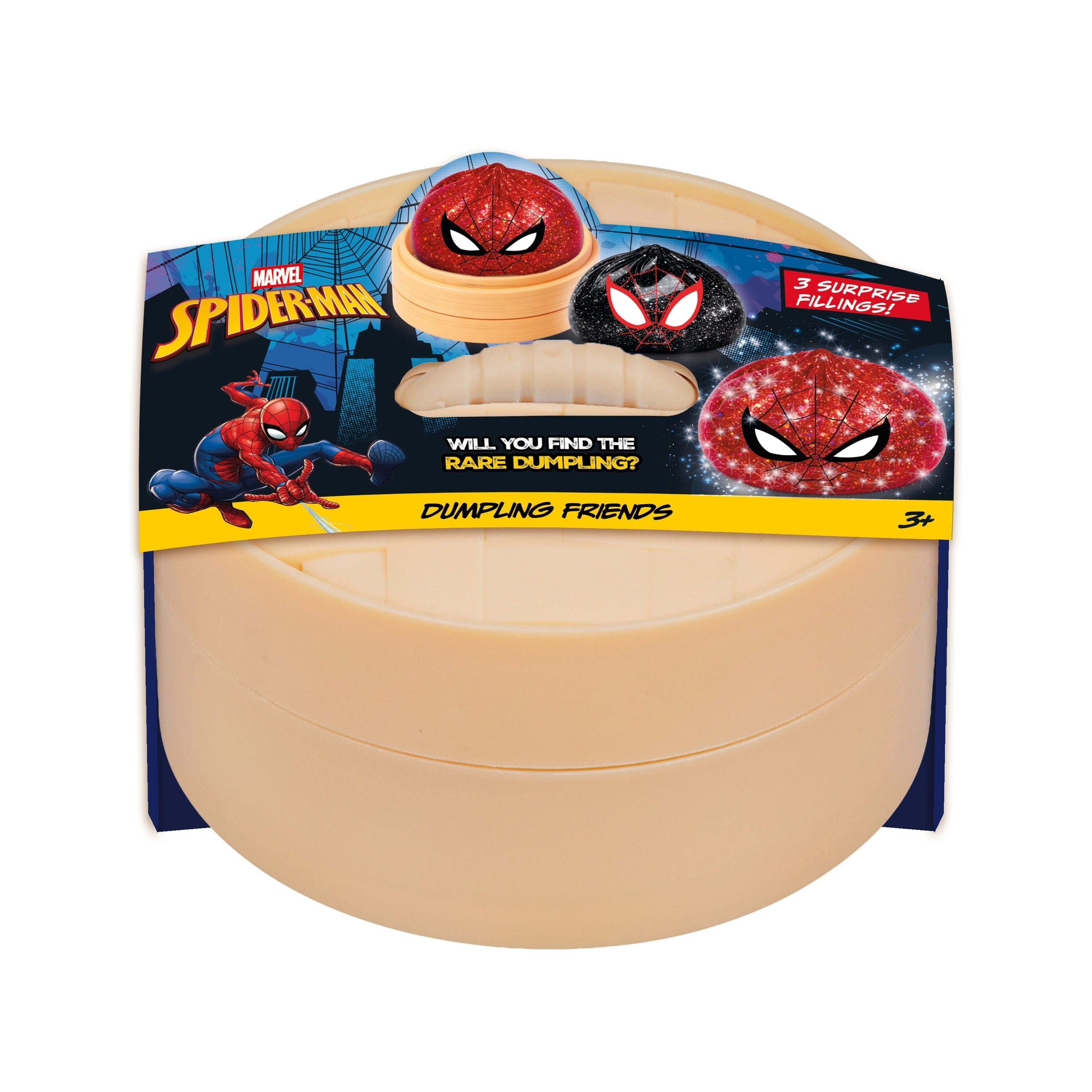 Marvel Avengers Dumpling Friends Mystery Bun Squishy Fidget Toy (1pc) Ships Assorted Simple Exclusive 