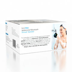 SonicVibes Warterproof Bluetooth Shower Speaker