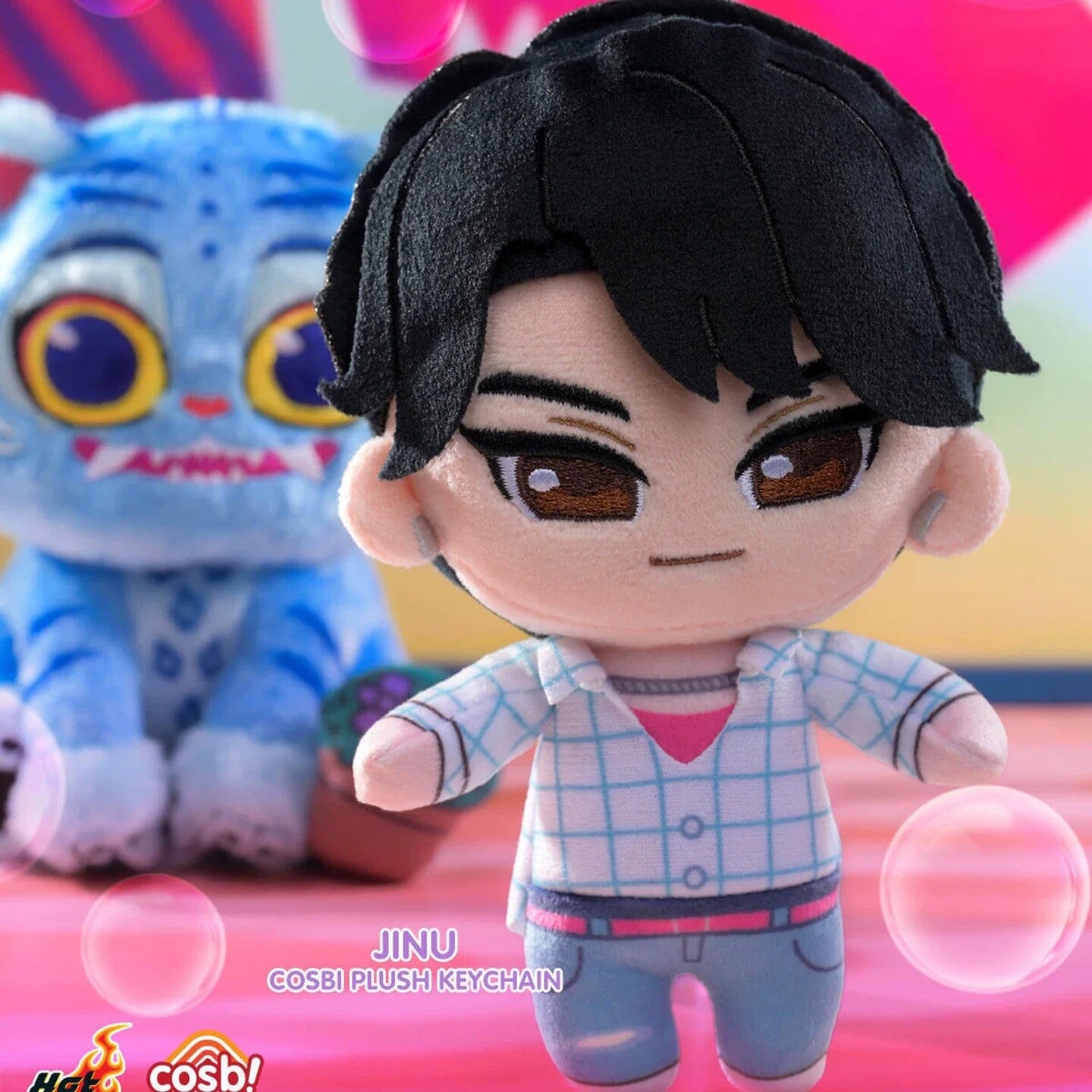 Hot Toys Cosbi - KPop Demon Hunters Plush Keychain Blind Box (1pc) Simple One Piece 