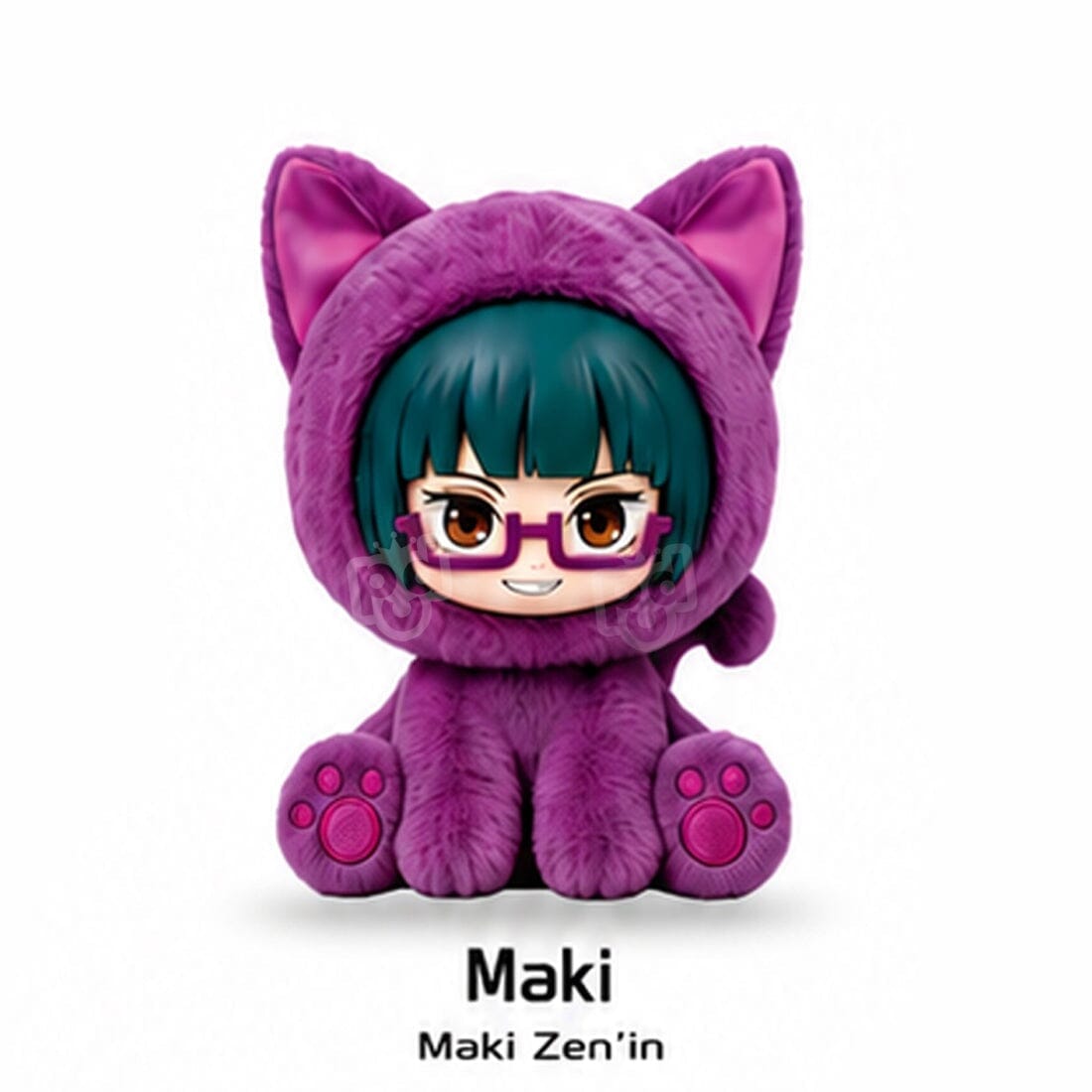 EAKI x Jujutsu Kaisen Sitting Cat Party Plush Pendant Blind Box (1pc) Simple EAKI 