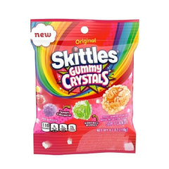 SKITTLES Gummy Crystals Original Candy (4.2 oz) Simple Skittles 
