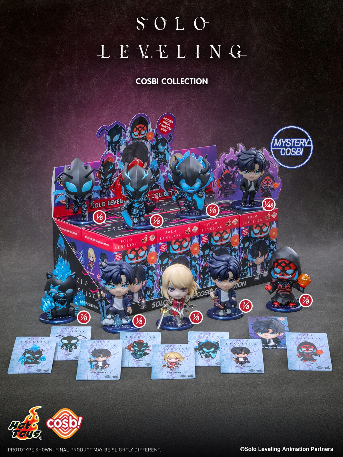 Hot Toys: Solo Leveling Cosbi Collection Blind Box Figurine (1pc) Simple Hot Toys 