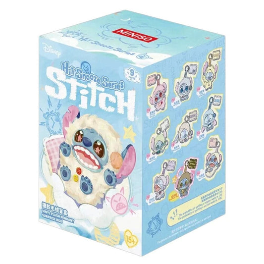 MINISO x Disney: Stitch "Five More Minutes" Series Vinyl Plush Pendant Blind Box (1pc) Simple MINISO 