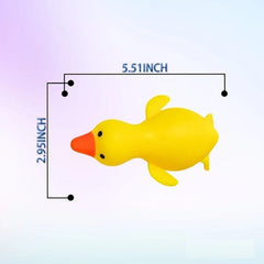 Pinch Family Duck Slow-Rise Foam Squishy 5.5" Fidget Toy (1pc)