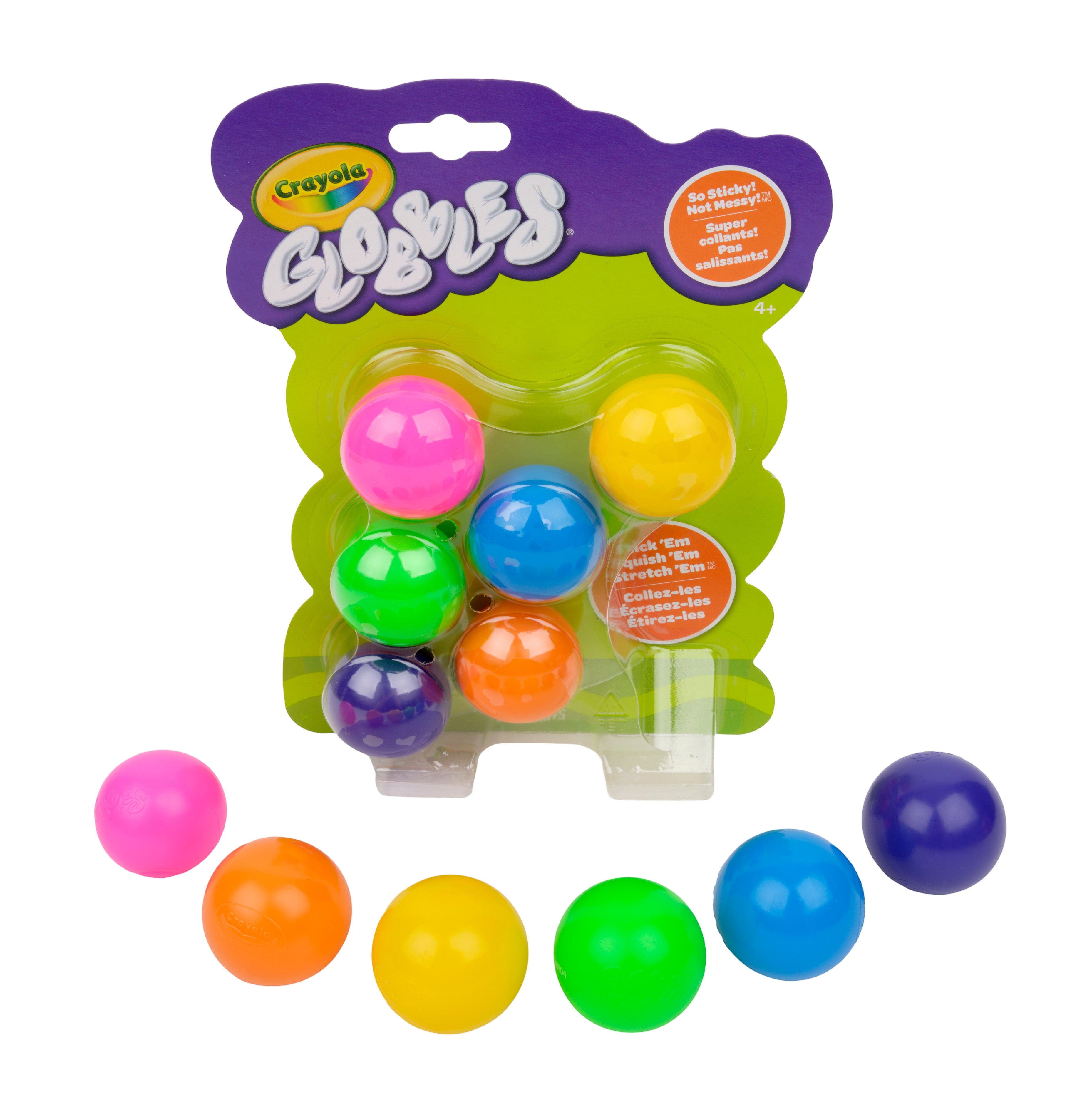 Crayola Globbles Squishy Fidget Toy - Pack of 6 Simple Crayola 