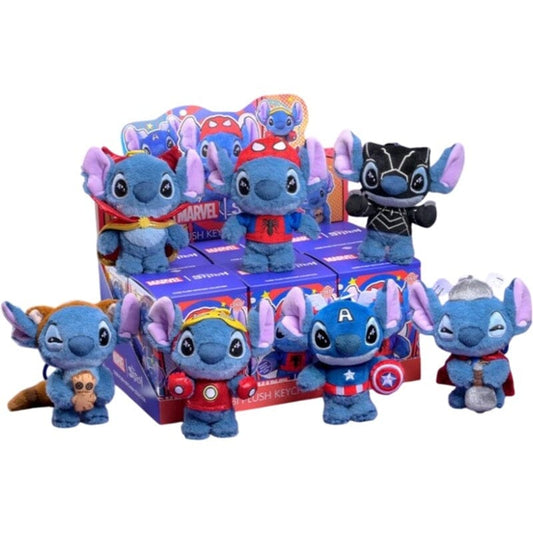 Hot Toys: Marvel x Stitch Cosplay Cosbi Plush Keychain Collection Blind Box (1pc) Simple Hot Toys 