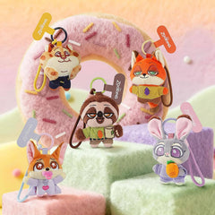 52TOYS x Disney: Zootopia Cute Crew Phone Strap Plush Blind Box (1pc) Simple 52TOYS 