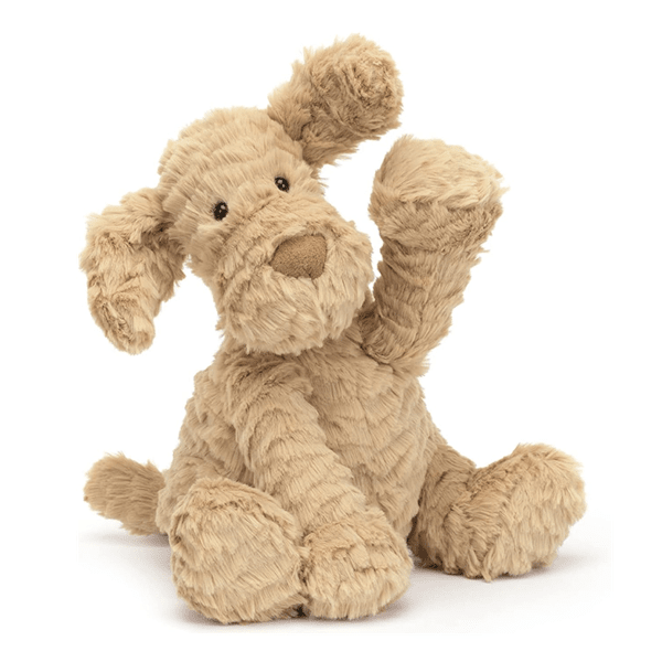 Jellycat: Fuddlewuddle Puppy Stuffed Animal - Medium Simple Jellycat 