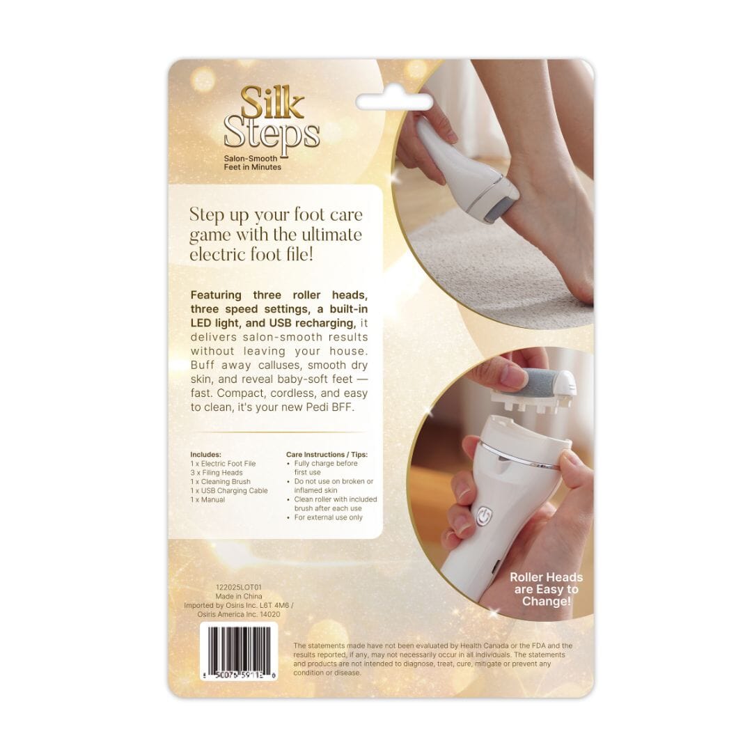 SilkStep: Electric Foot Filer Simple Exclusive 