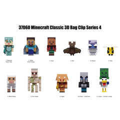 3D Anime: Minecraft Foam Bag Clip Series 4 (1pc) Simple Minecraft 