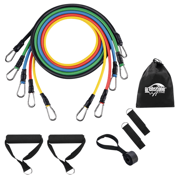 Archstone Active: Door Anchor Resistance Bands - Pack of 1 Set (5pc) Simple Archstone Active 