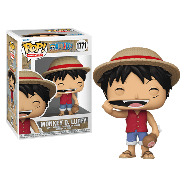 Funko Pop! Anime: One Piece - Monkey D. Luffy with Meat Simple Funko 