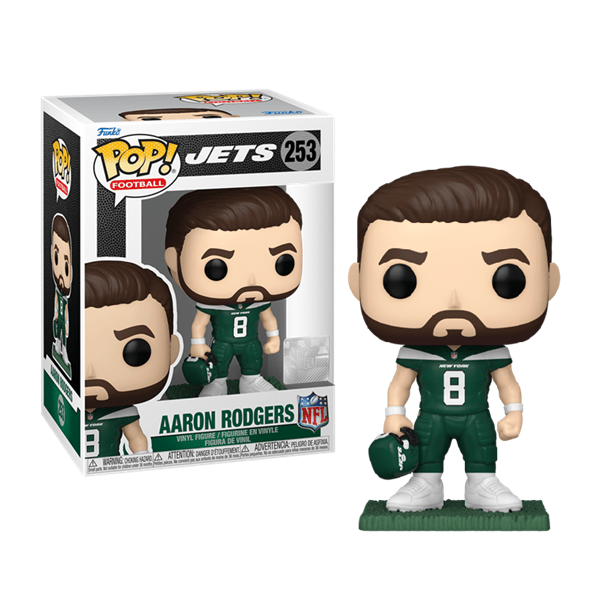 Funko Pop! NFL New York Jets - Aaron Rodgers Vinyl Figure Simple magazineracksdirect 