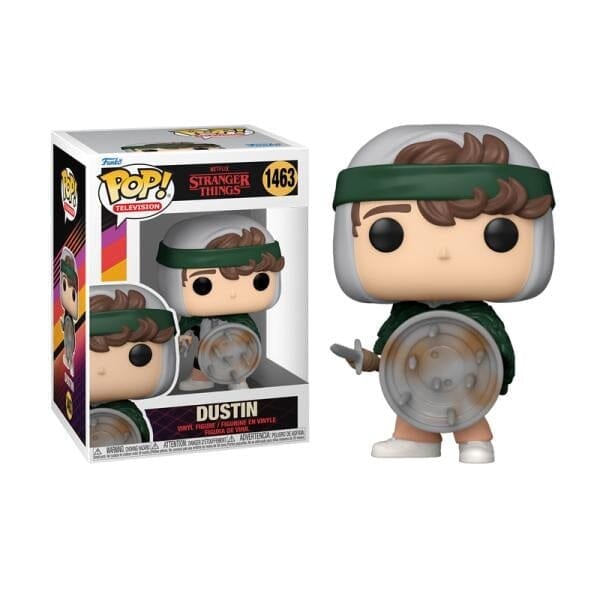 Funko Pop! TV: Stranger Things - Dustin with Shield Figure Simple Funko 