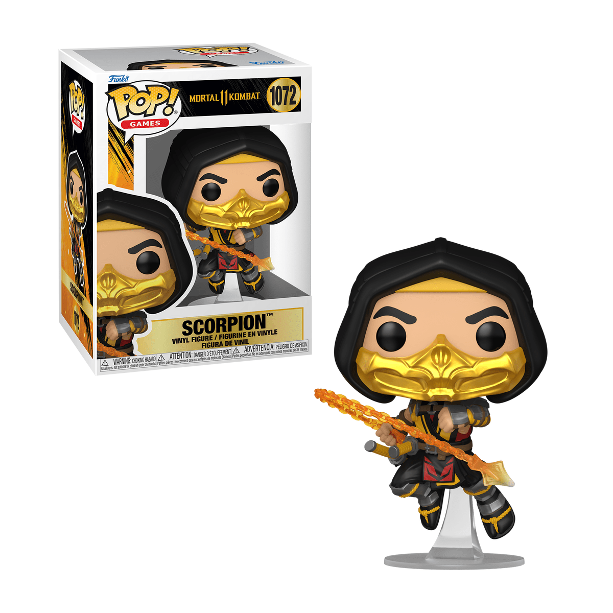Funko Pop! Games: Mortal Kombat 11 Fatality – Scorpion Simple Funko 