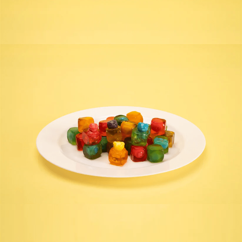 Peelable Gummies Stand Up Peg Bag - 4.25oz