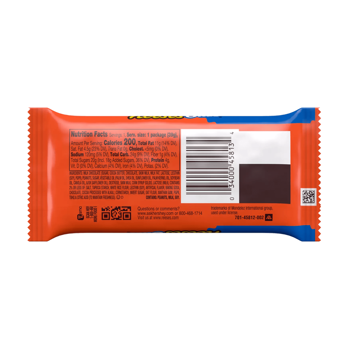 REESE'S OREO Milk Chocolate and White Creme Peanut Butter Cups – 1.4oz Simple REESE'S 