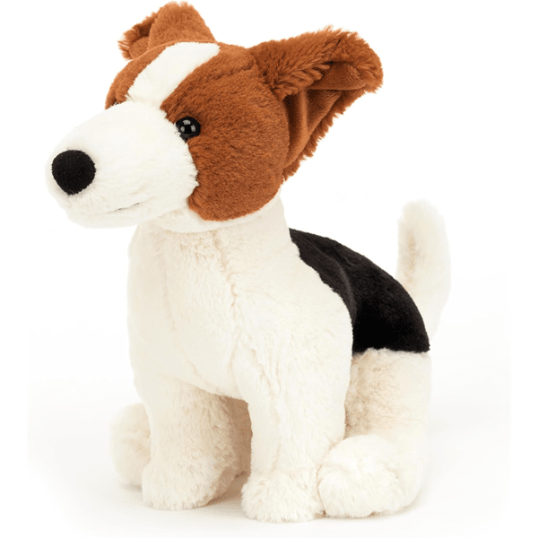 Jellycat: Albert Jack Russell Dog Stuffed Animal - 7" Simple Showcase 