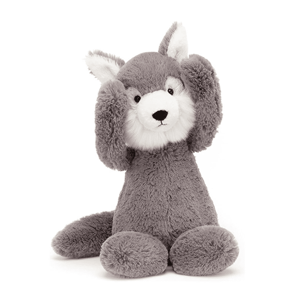 Jellycat: Bashful Wolf Stuffed Animal - Medium Simple Jellycat 