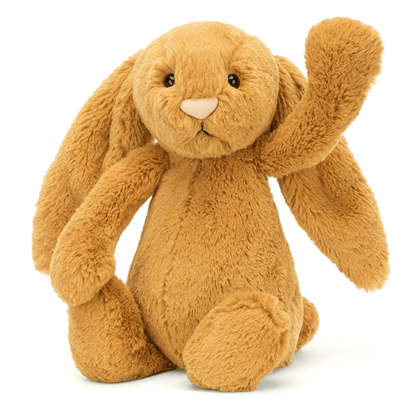 Jellycat: Bashful Golden Bunny Stuffed Animal - Medium 9" Simple Jellycat 