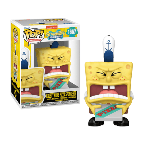 Funko Pop! Television: SpongeBob with Pizza (25th Anniversary)