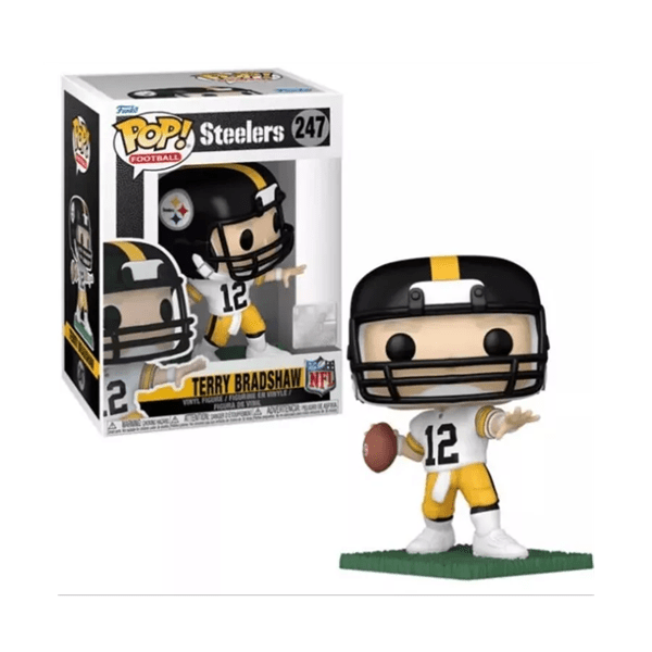 Funko Pop! NFL Legends Steelers: Terry Bradshaw Vinyl Figure Simple magazineracksdirect 