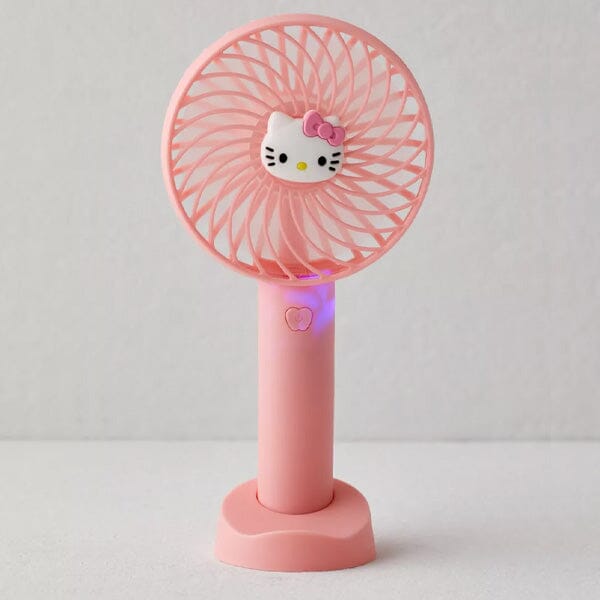 Hello Kitty Sanrio 50th Anniversary Special Edition Mini Personal Portable Fan w/ Power Bank "Showcase Exclusive"