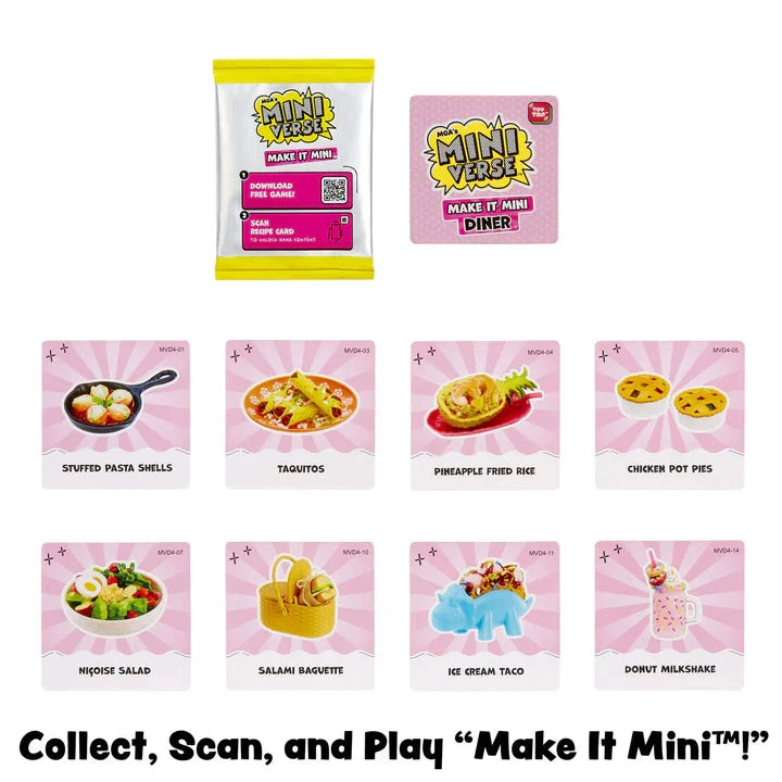 MGA's Miniverse Make It Mini Diner Series 4 Mini Collectibles Simple MGA Miniverse 