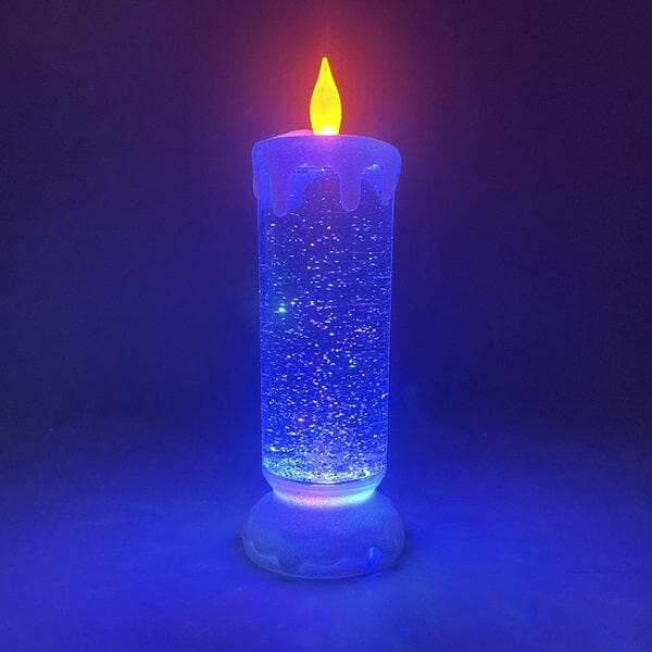 Festive Nights: LED Glitter Candle & LED Glitter Angel Simple magazineracksdirect 